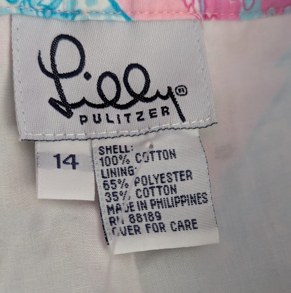 Lilly Pulitzer Pink Pants with Print of Lilly Pulitzer Dresses